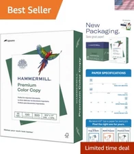 Printer Paper,  Color 32 Lb Copy Paper, 8.5 x 11 - 1 Ream 500 Sheets - 100 Br...