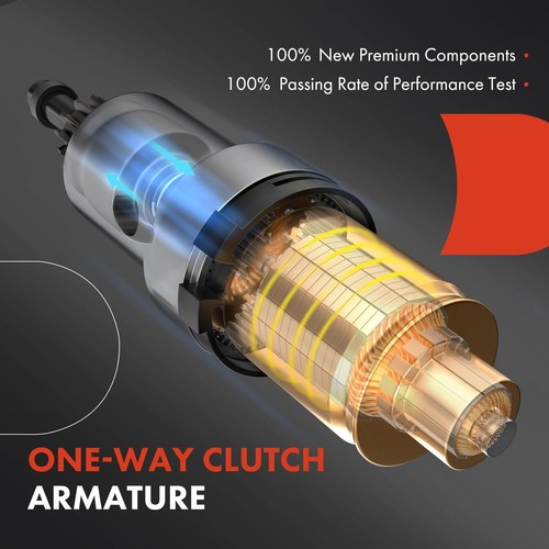 Starter Motor for Chrysler 300 05-14 Dodge Charger 06-21 Magnum 1.4KW 12V CW 13T - Picture 5 of 8