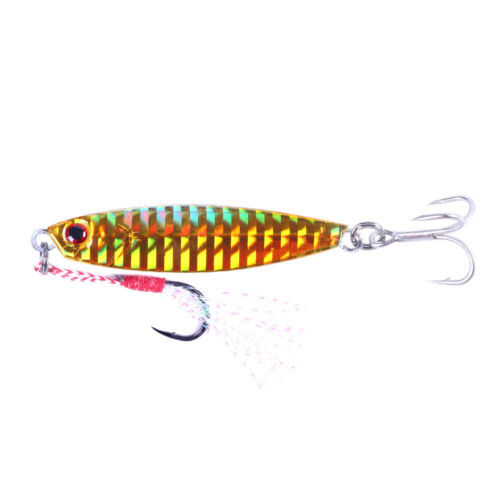 7PCS Lead Jig Fishing Lure 10g 15g 20g 30g 40g Spoon Bait Saltwater Tackle Bass - Picture 11 of 12
