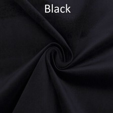 Plush Velvet Upholstery Fabric Material Soft Feel Craft Curtain Cushion Throw FR