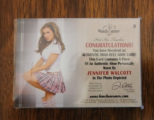 Benchwarmer Jennifer Walcott Schuhkarte 12/25 - Bild 2 von 3