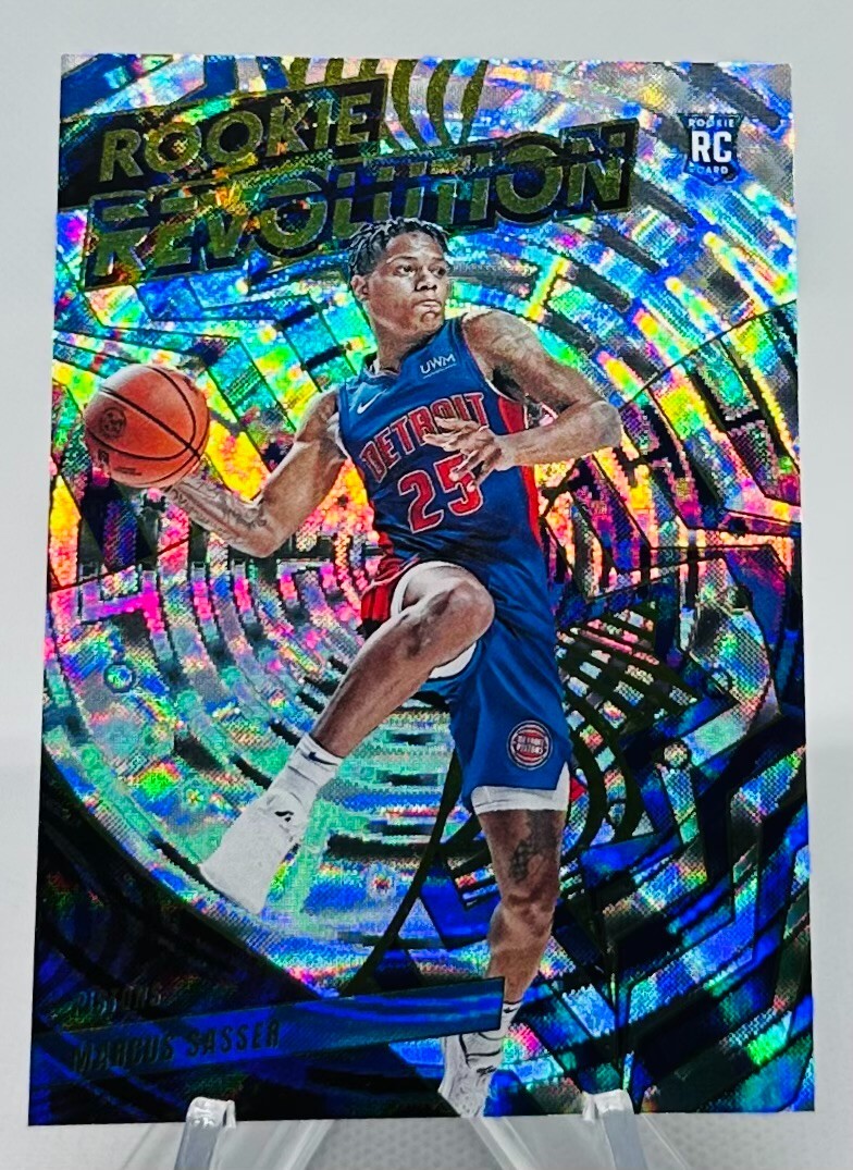 2023-24 Panini Revolution Rookie Revolution Fractal Marcus Sasser Pistons Rc #7