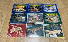 Dinosaur 3D Wooden Puzzle 9pk Wood Craft Construction Model Kits Homeschool