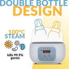 Calientabiberones Portátil 500ml - Calienta Leche En 2-4 Min, Acero Inoxidable 316L, Batería De Larga Duración