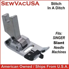 Stitch In A Ditch Foot For  SINGER Slant Needle Machines 301 401 401A 403 403A +