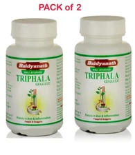 Pack of 2  Baidyanath Triphala Guggulu 80 Tablets Herbal Ayurvedic