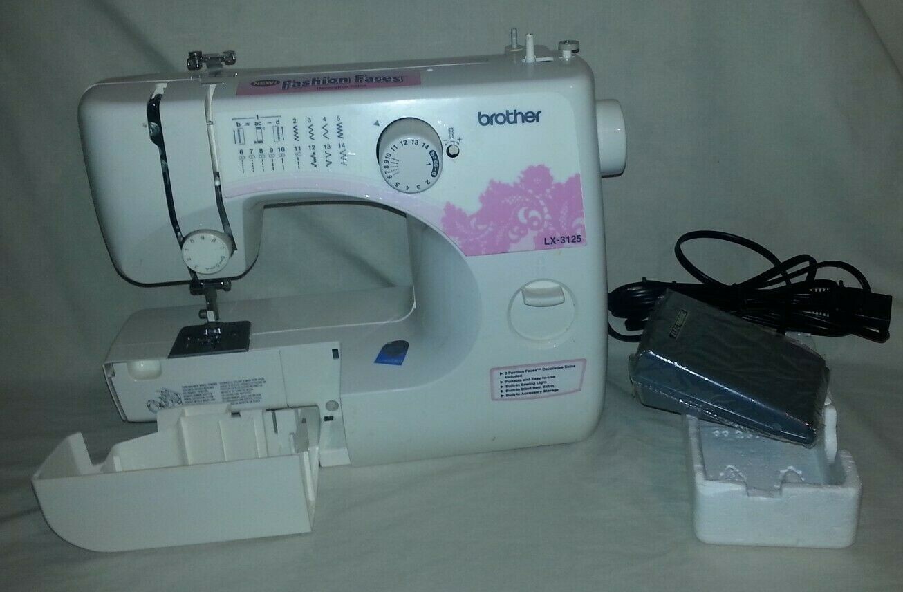BROTHER Sewing Machine LX3125 Electronic Cord/Pedal 14 Stitch Freearm