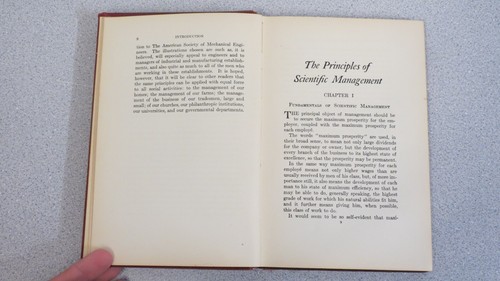 Principles of Scientific Management by Frederick Winslow Taylor Harper 1915 - Foto 7 di 8