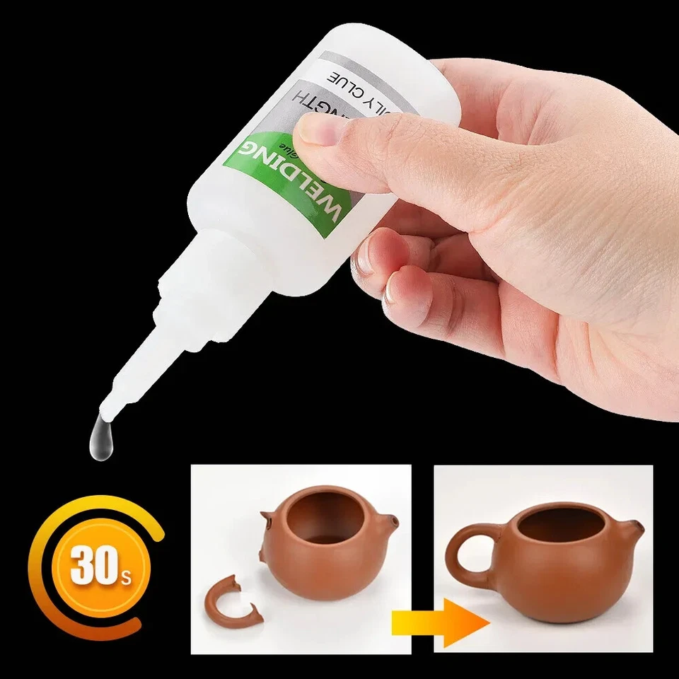 1~5 piezas Jue Fish Soldadura Alta Resistencia Pegamento Aceitoso Uniglue Universal Súper Pegamento 50 g Foto 2 de 4