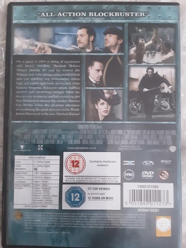 SHERLOCK HOLMES (DVD) - Picture 2 of 2