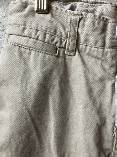 Gap Kids Boys Khaki Flat Front Straight Leg Pants Size 12 Reg. Adjustable Waist - Picture 2 of 6