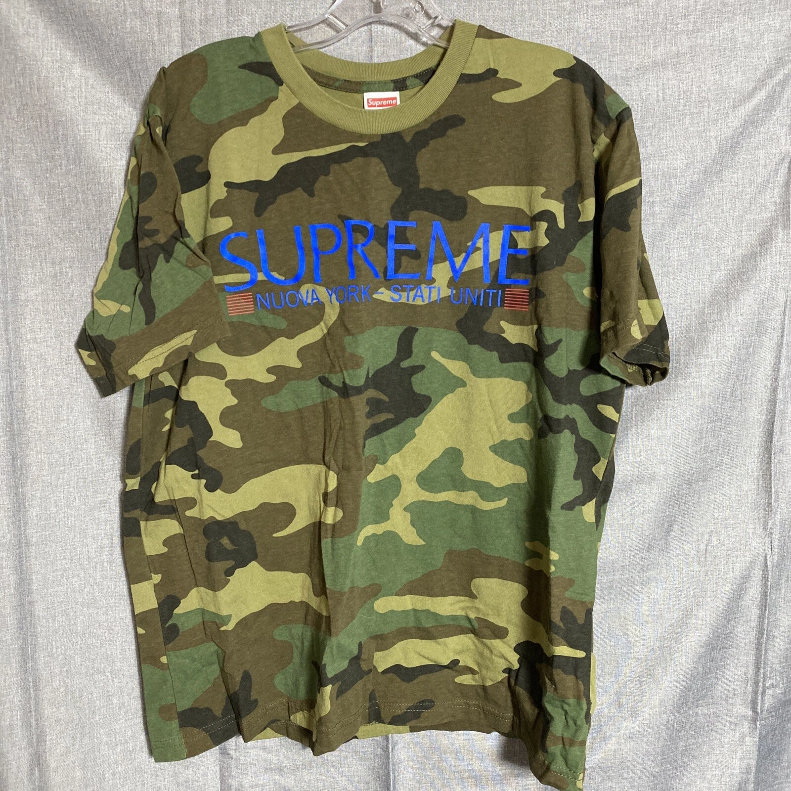 Supreme T Shirt M Skate Streetwear Camo Nuova Stati Uniti