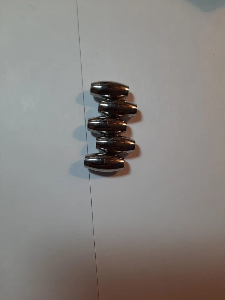 Stainless Steel Magnetic Clasps 2 Sets 20 Pcs. Leather/cord. JL119 - Image 3 of 3