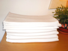 4 tlg Bettwäsche Weiß Baumwolle Reißverschluß 155 x 200 Klassic Landhaus Shabby