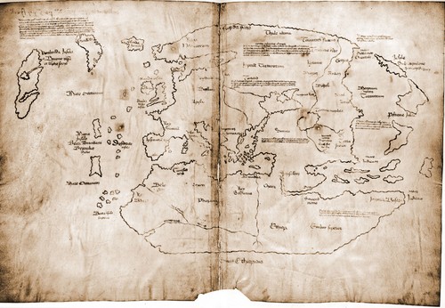 Vinland, First Map of Americas, Discovered by Vikings, Poster with Free Pamphlet - Picture 2 of 8
