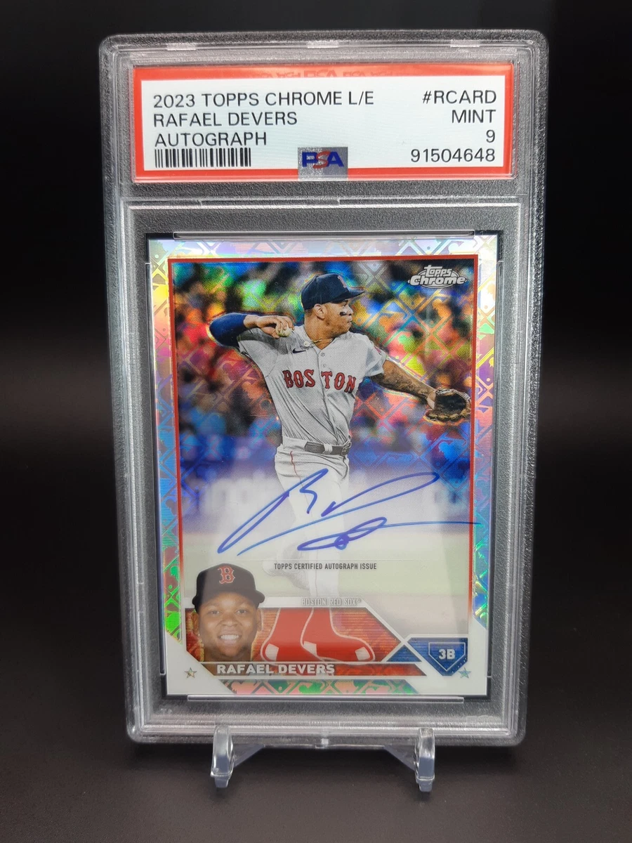 Rafael Devers Professional Sports Authenticator (PSA) Baseball