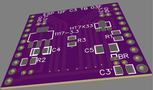 ESP32-C2 12S 4MB | BLE | WiFi | Modul(e) mit/with PCB Breakout Board All(e) IO's - Bild 5 von 6