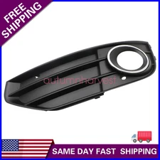 Left Side Fog Light Cover Grille Trim Bezel for Audi A4 B8 Allroad 2010-2016 US