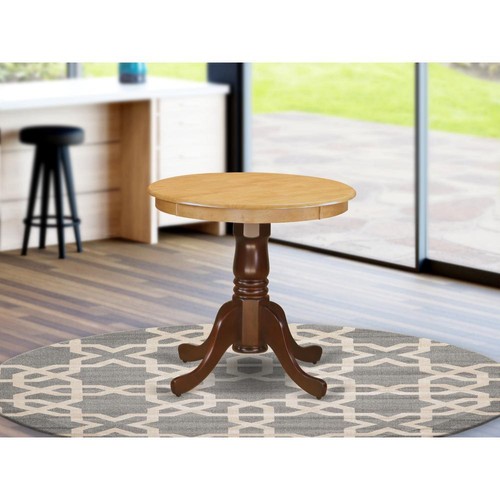 Dining Table Oak & Mahogany, EMT-OMA-TP - Picture 2 of 2