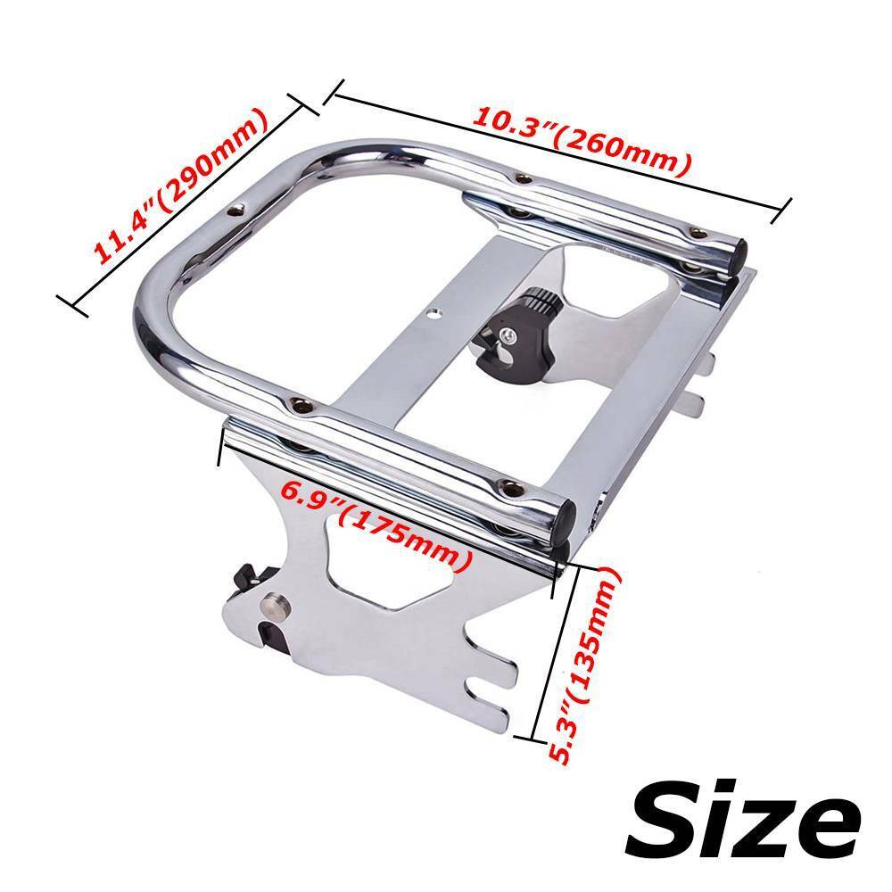 For 1997-2008 Harley Touring Quick-Detach Two-up Tour Pack For 1997-2008 Harley Touring Quick-Detach Two-up Tour Pack