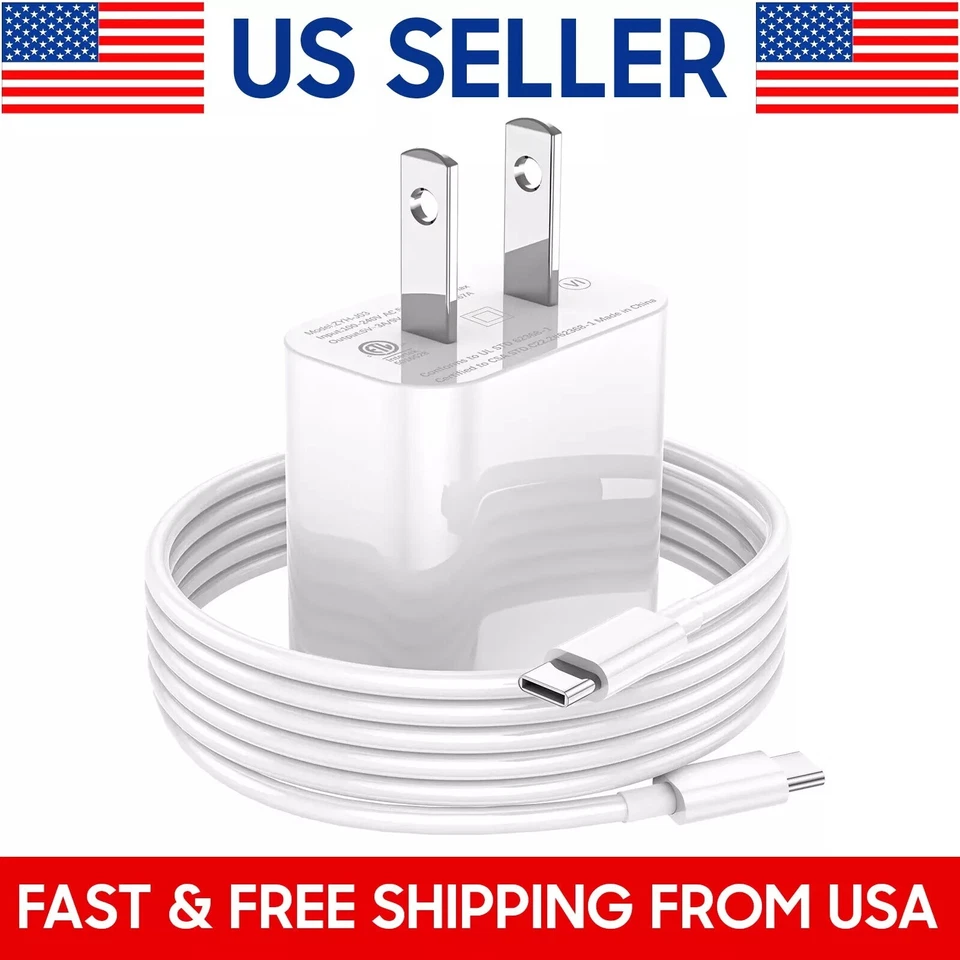 OEM USB-C Fast Charger for iPhone 17 16 15 Pro Max Samsung Type C Charging Cable - Image 2 of 4