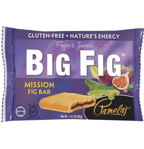 Barras de higo Pamelas Big Fig Mission Figgies & Jammies sin gluten - 4 quilates - CADA UNA - Imagen 2 de 3