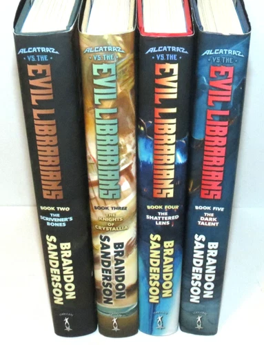 Alcatraz vs the EVIL LIBRARIANS Vols 2,3,4,5 HB/DJs Brandon Sanderson