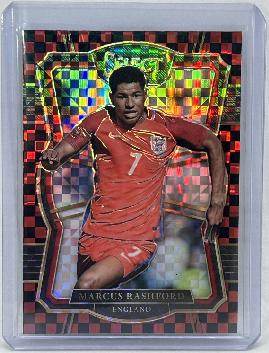 2017-2018 Panini Select Soccer #130 Marcus Rashford Checkerboard