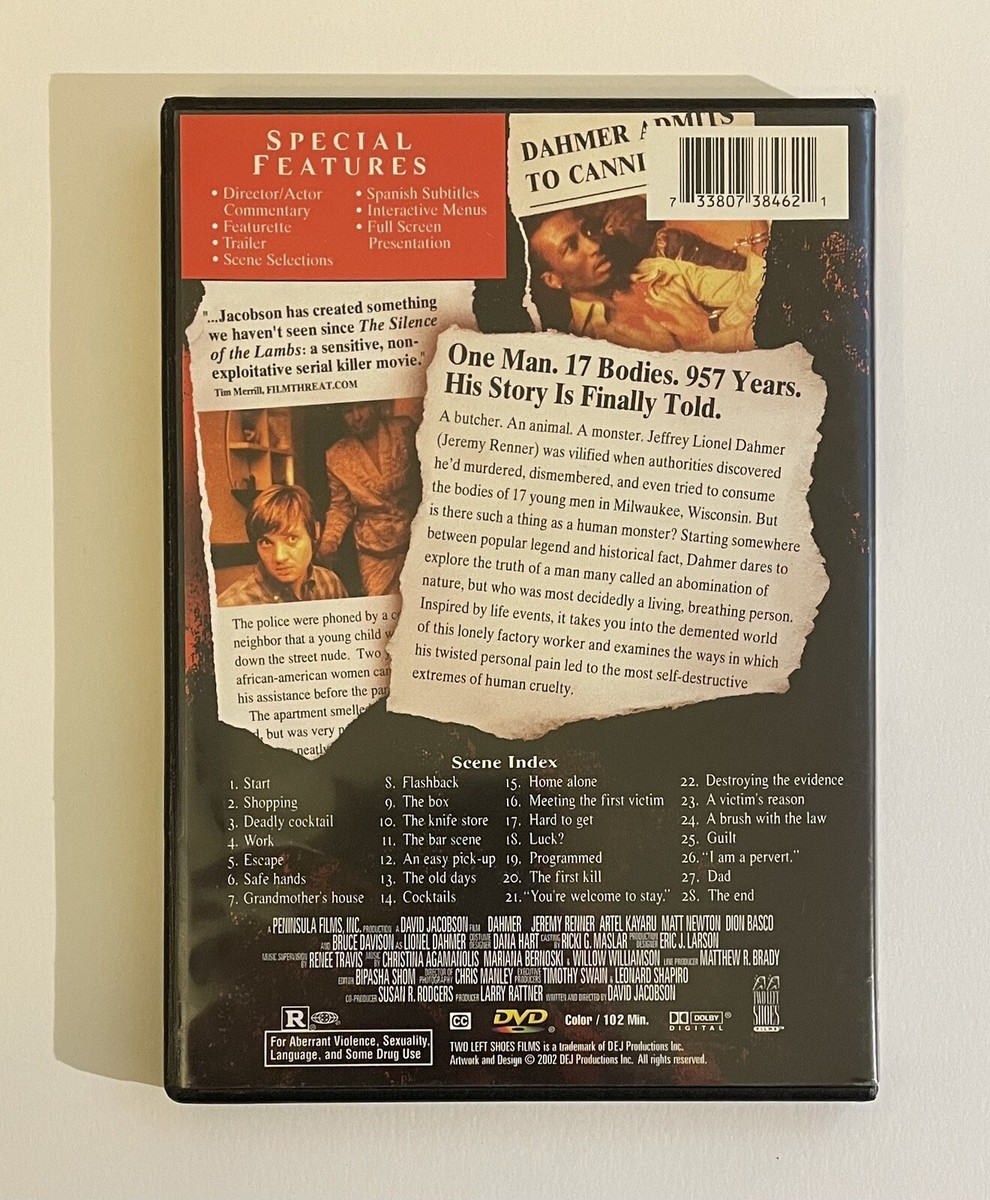 DVD - Dahmer (2002) - Jeremy Renner - OOP 2008 dvd 687797612199| eBay