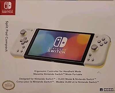 HORI Split Pad Compact: Light Gray and Yellow for Nintendo Switch - Officially L