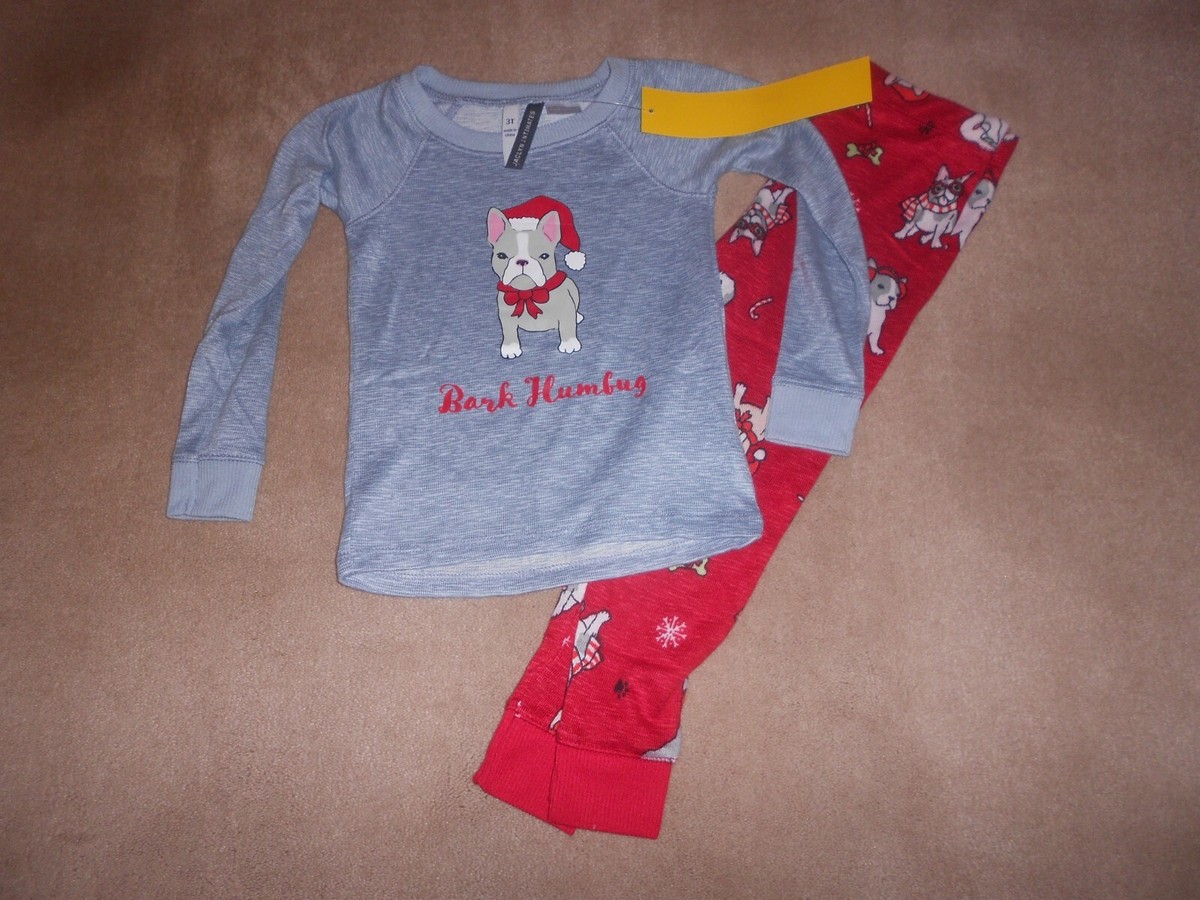 NEW, JACLYN INTIMATES BARK HUMBUG Pajamas Size 3T Unisex