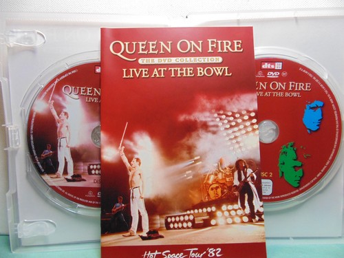 QUEEN ON FIRE LIVE AT THE BOWL -------- 2DVDs + INSET -----– SEE PHOTOS - Picture 3 of 4