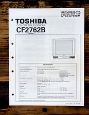 Toshiba CF2762B TV Service Manual Original 