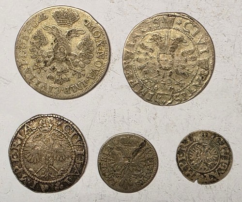 Lübeck - Stadt - Lot: Sechsling, Schilling, 1/24 T., 8 Schilling, 1/16 Taler - Bild 2 von 2