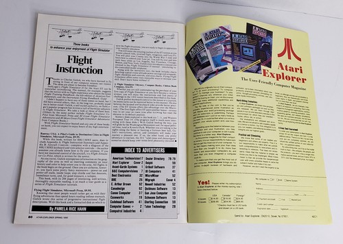 Atari Explorer Official Atari Journal magazine Spring 1990 computer vintage - Foto 2 di 7