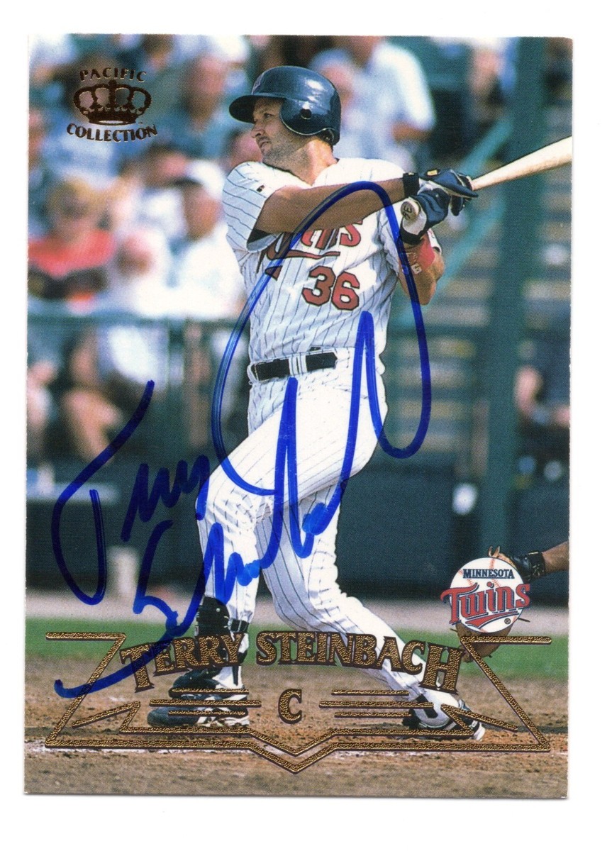 Terry Steinbach Autograph On A 1998 Pacific - Minnesota Twins | eBay