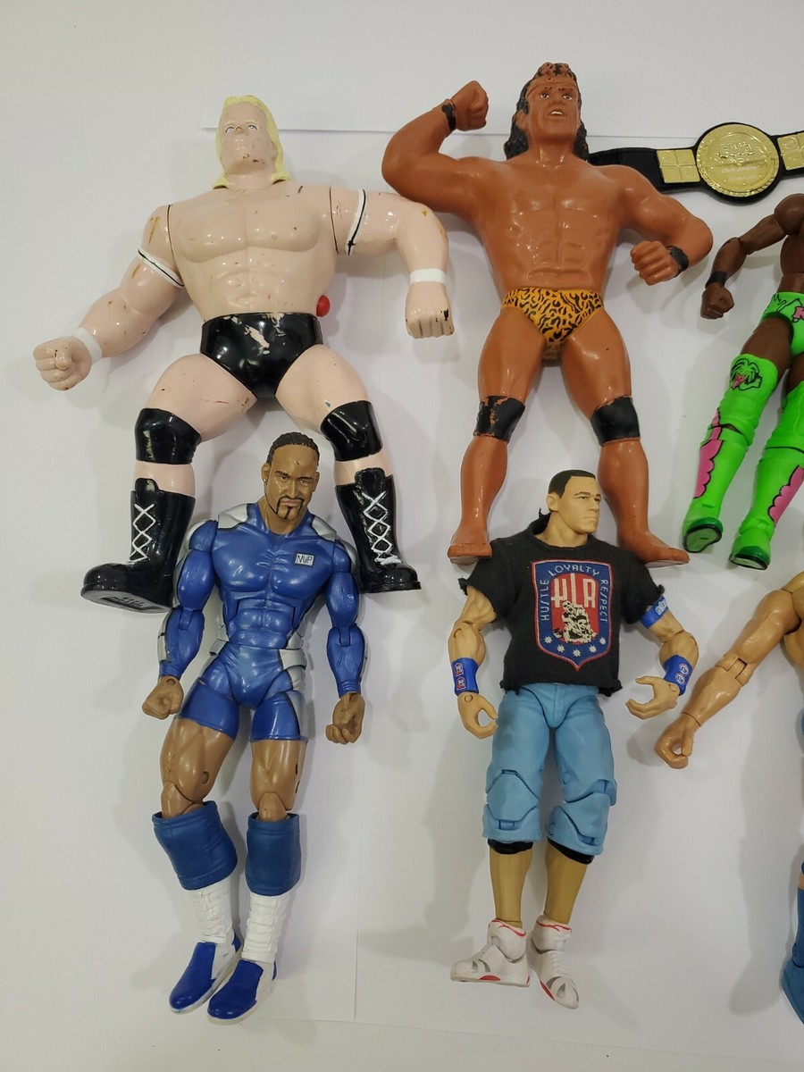 Mattel Jakks Wrestling Figure lot WWE WCW WWF 13 figures and