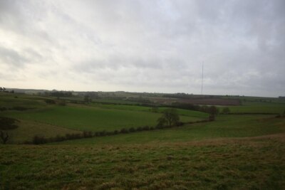 Foto 6x4 Gloomy Wolds Blick Gayton le Wold grauer Himmel Blick über die Welten c2006