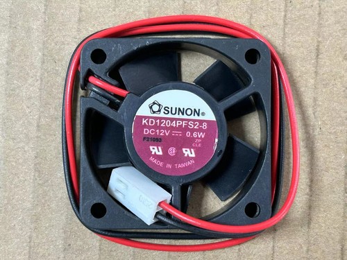 1PC Host Silent Cooling Fan 2-wire KD1204PFS2-8 DC12V 0.6W 4010 - Afbeelding 1 van 5
