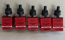 5x BATH & BODY WORKS WINTER CANDY APPLE WALLFLOWERS FRAGRANCE REFILL NEW/SEALED