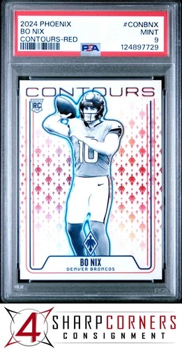 2024 PANINI PHOENIX CONTOURS RED #CONBNX BO NIX RC #/99 PSA 9