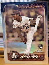 2024 Topps Chrome Sepia Refractor Rookie #18 Yoshinobu Yamamoto Dodgers SP (RC)
