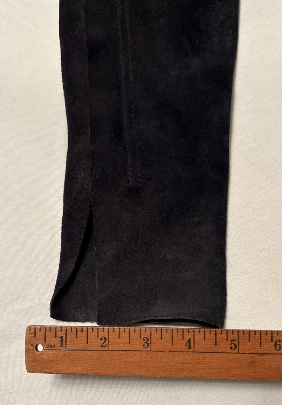 Barnstable Riding Black Genuine Leather Full Chaps Horse Children's Size 12 USA