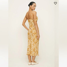 Reformation Reya Dress in Goldfinch Size 6