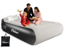 Air Mattress 16″ Comfort Air Mattress Queen with Built in Pump Portable Full ...