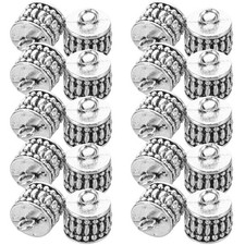 20 Pcs Necklace Loose Bead Bracelet Beads Charms for Jewelry Making Diy Spacer
