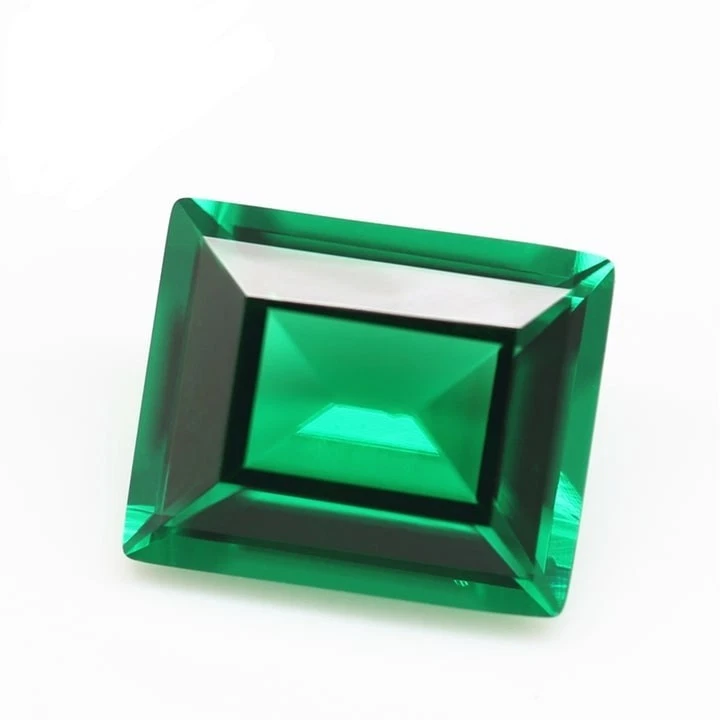 Baguette Fine Cut Synthetic Emerald AAA Loose Gemstone For Making All Jewelry - Image 4 of 4
