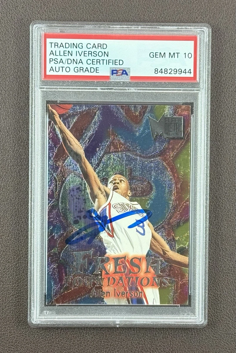 Allen Iverson 10 Graded Basketball Sports Trading Cards
