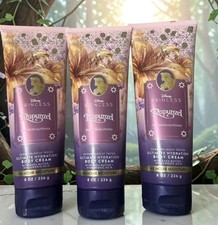 3 Bath  Body Works DISNEY PRINCESS RAPUNZEL Body Cream-24 Hour LOTION 8 OZ
