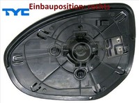 TYC 320-0035-1 Spiegelglas FüR AußEnspiegel Rechts FüR Mazda